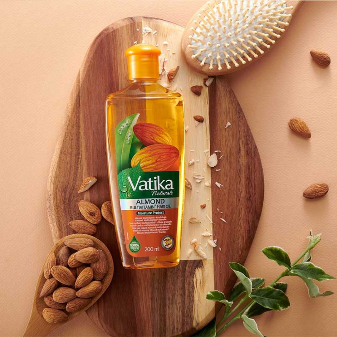 Vatika Naturals Huile Capillaire à l’Amande Multivitaminée