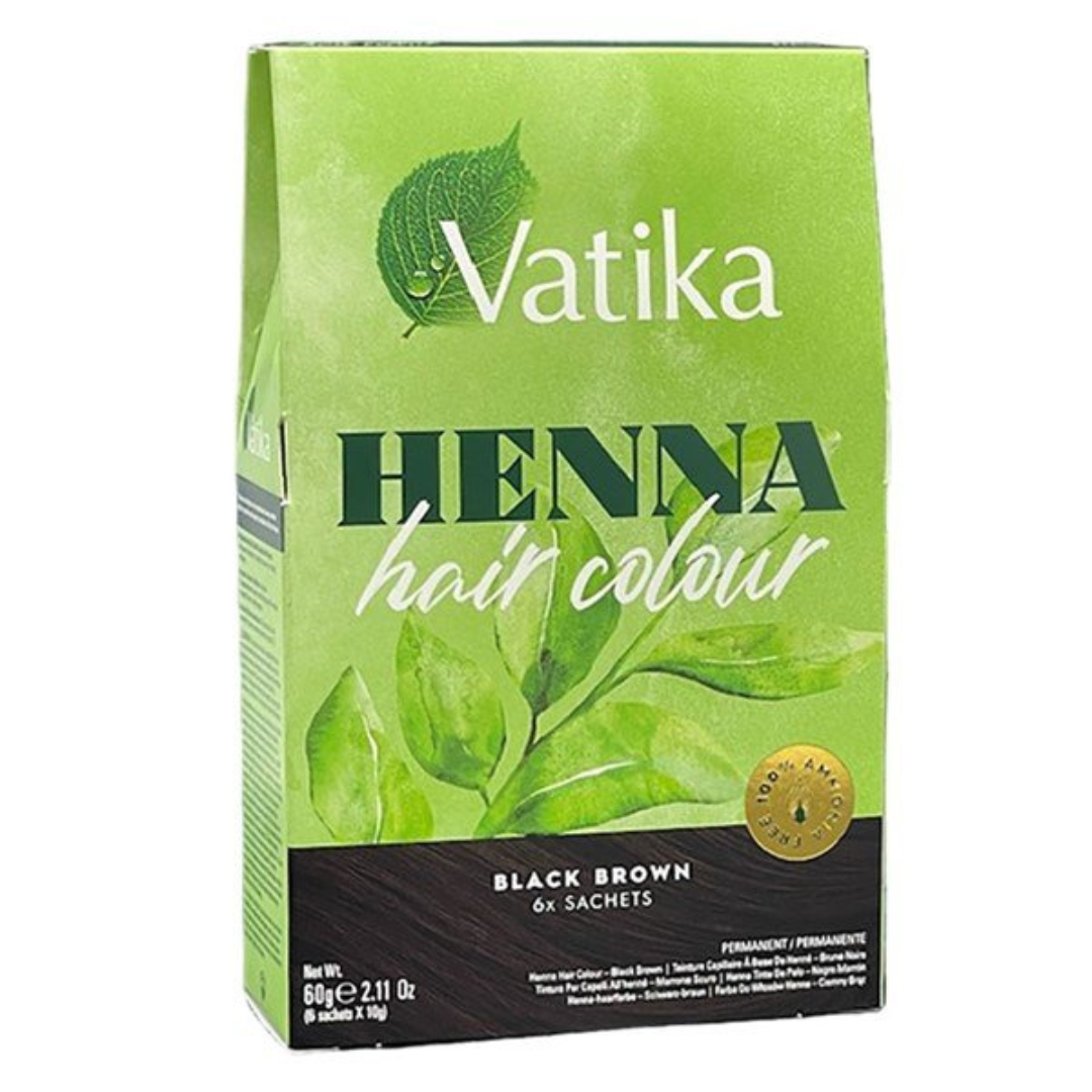 Coloration capillaire au henné Vatika Naturals