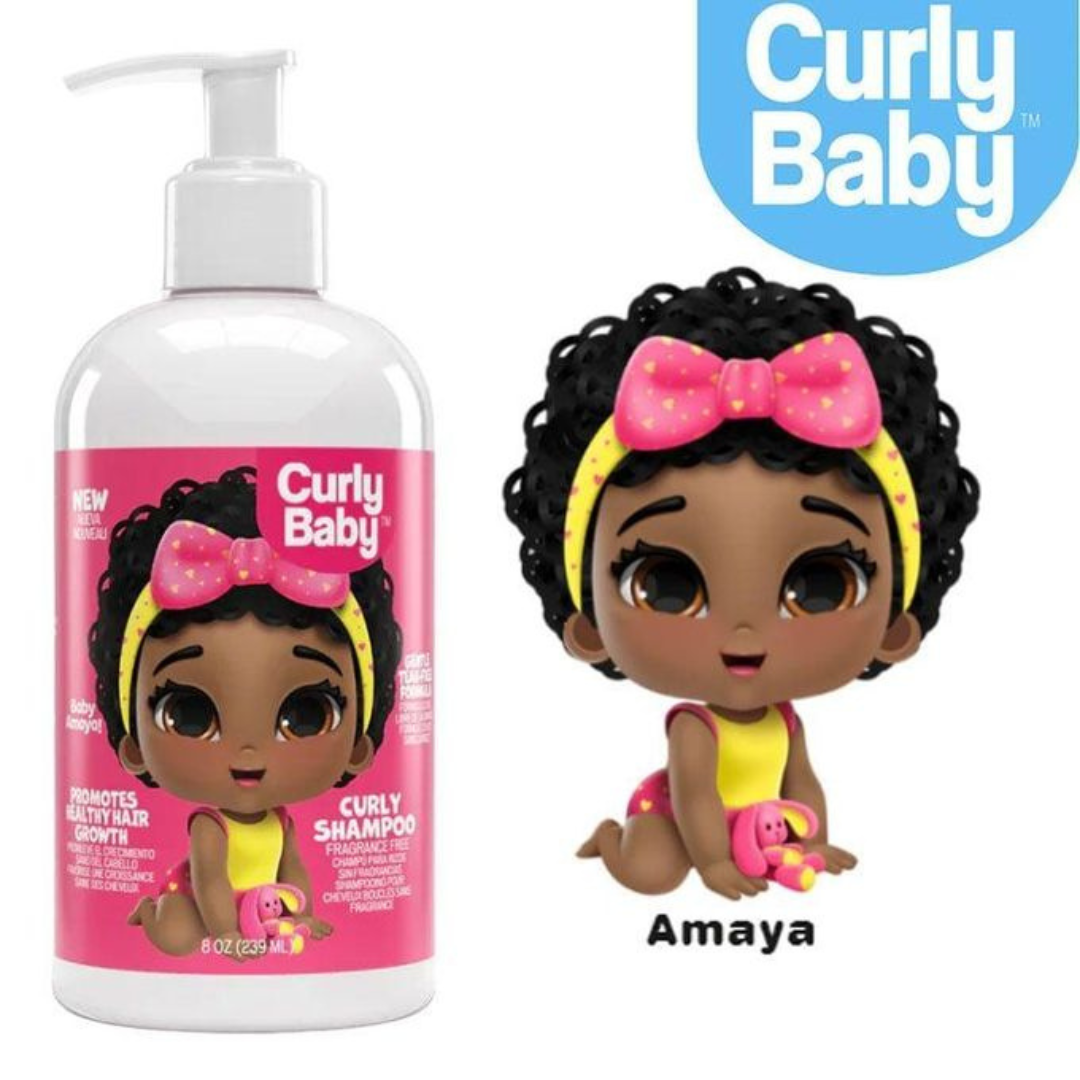 Shampooing Curly – Doux pour Cheveux Bouclés des Bébés