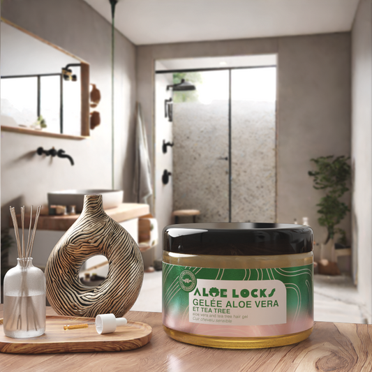 GelĂ©e coiffante hydratante Aloe Locks â Aloe Vera & Actifs vĂ©gĂ©taux