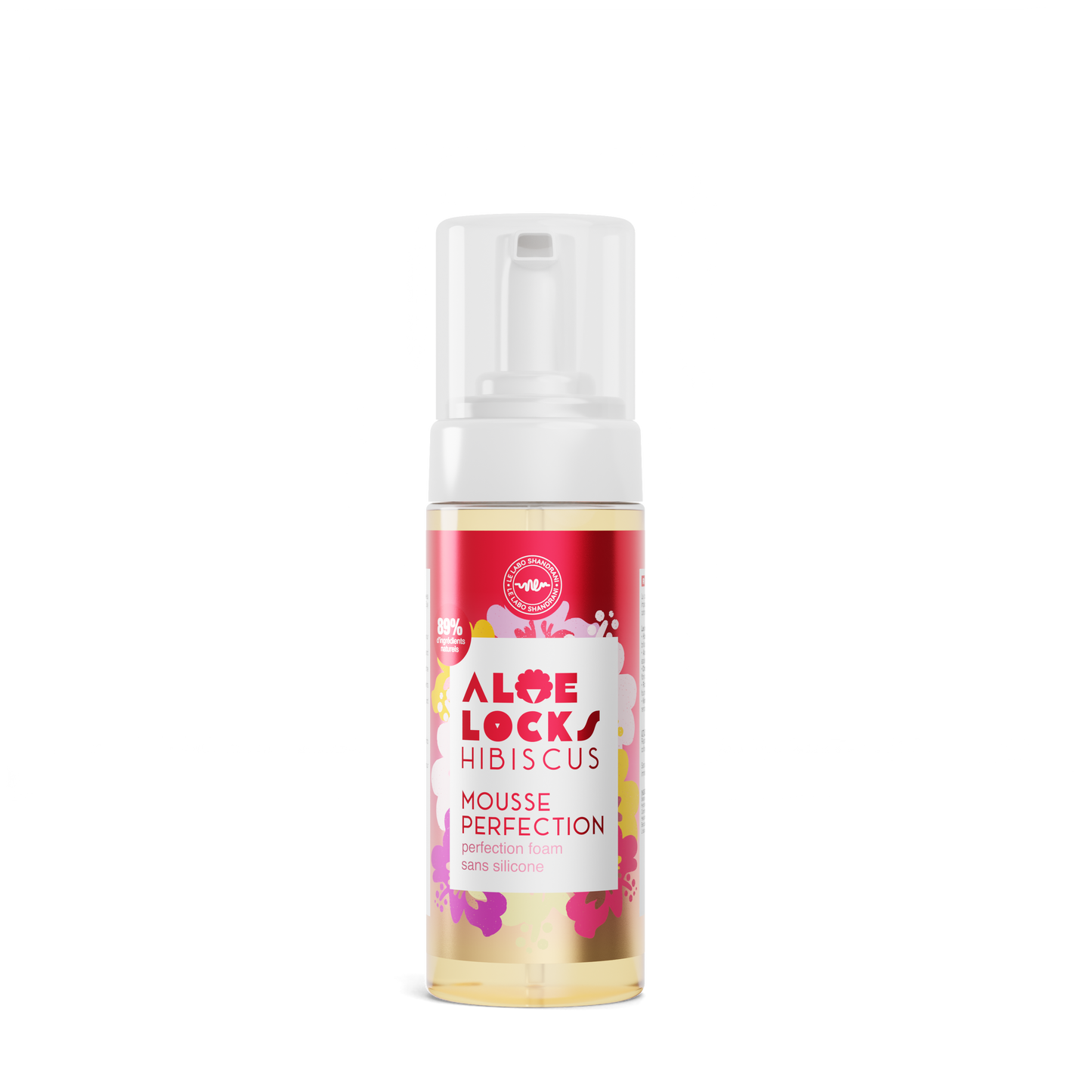 Mousse Perfection Aloe Locks Hibiscus – Mousse coiffante sans silicone