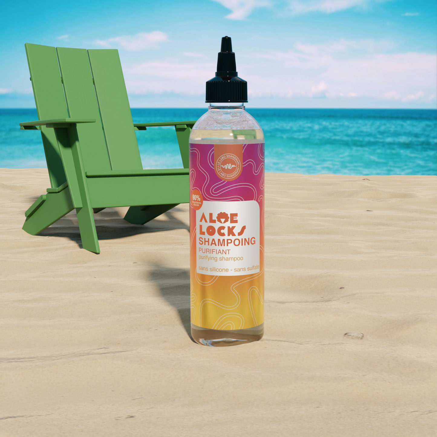 Shampoing purifiant Aloe Locks – Nettoyage doux & hydratation naturelle