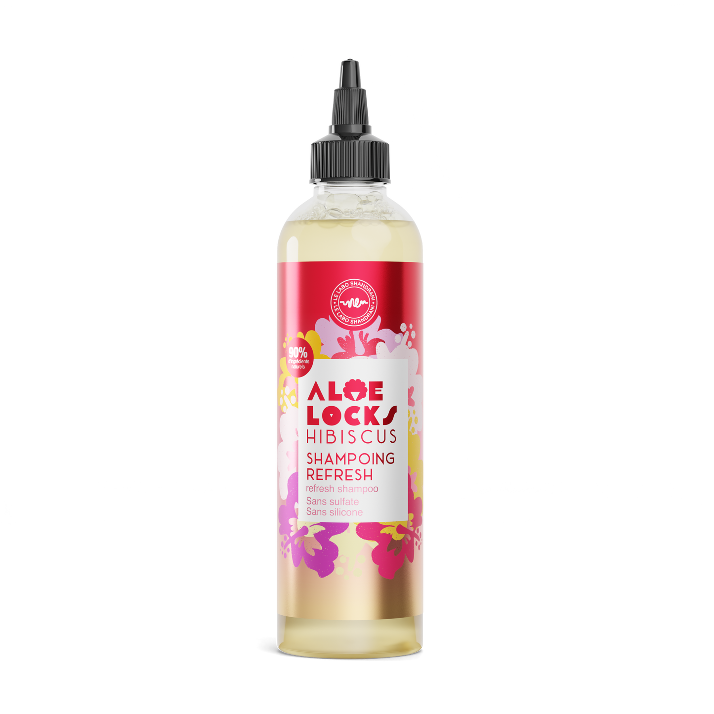 Shampoing rafraîchissant Aloe Locks Hibiscus – Nettoyage doux & brillance naturelle