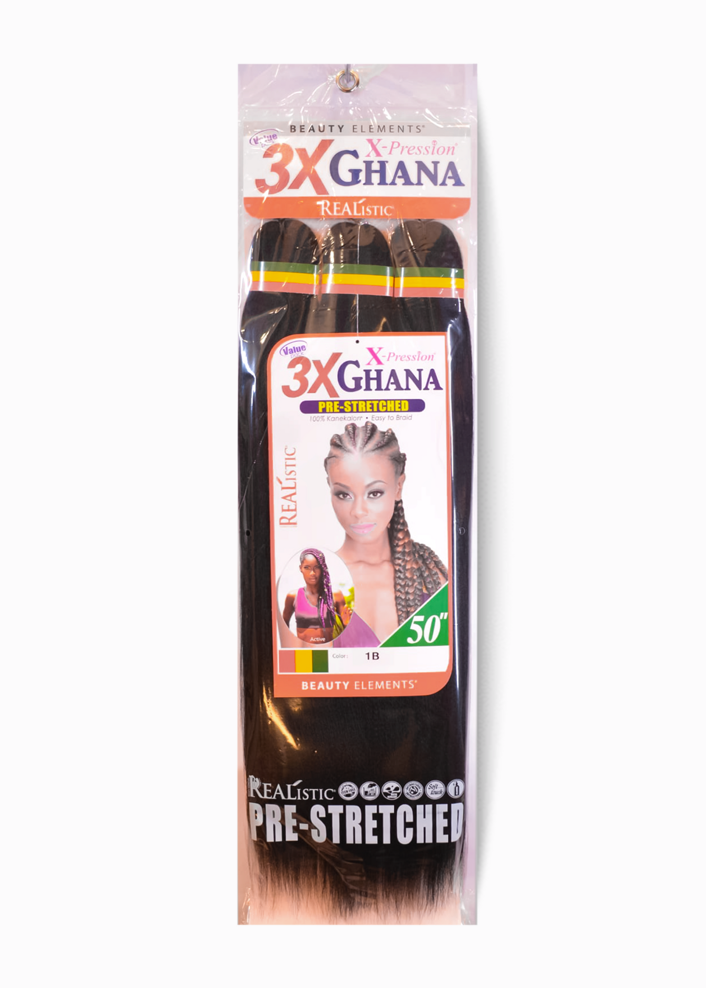 Mèches Ghana Pre-Stretched 3X – 50" | X-Pression
