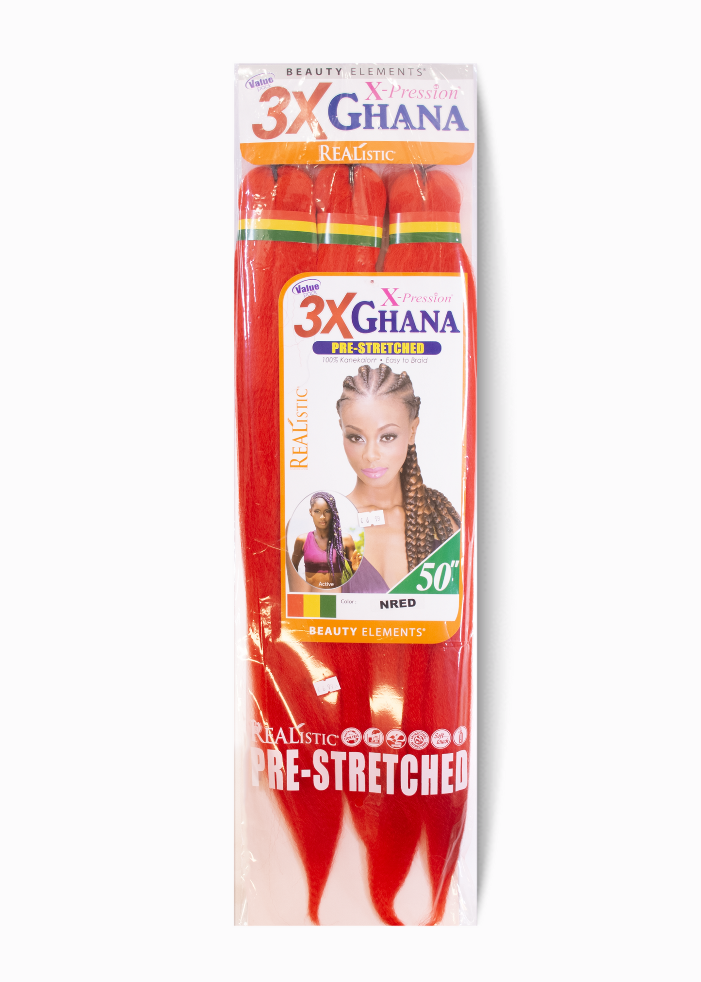 Mèches Ghana Pre-Stretched 3X – 50" | X-Pression
