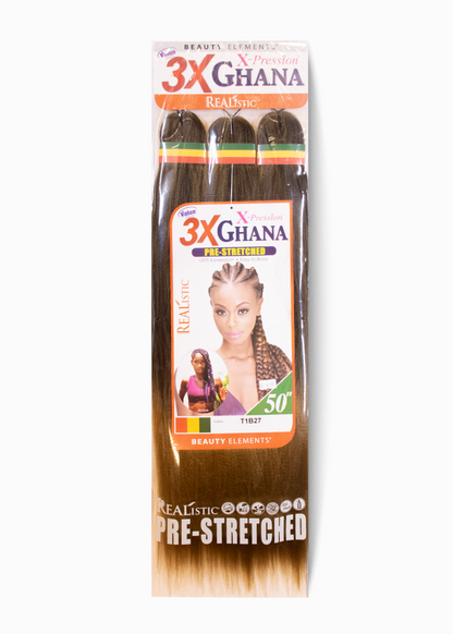 Mèches Ghana Pre-Stretched 3X – 50" | X-Pression