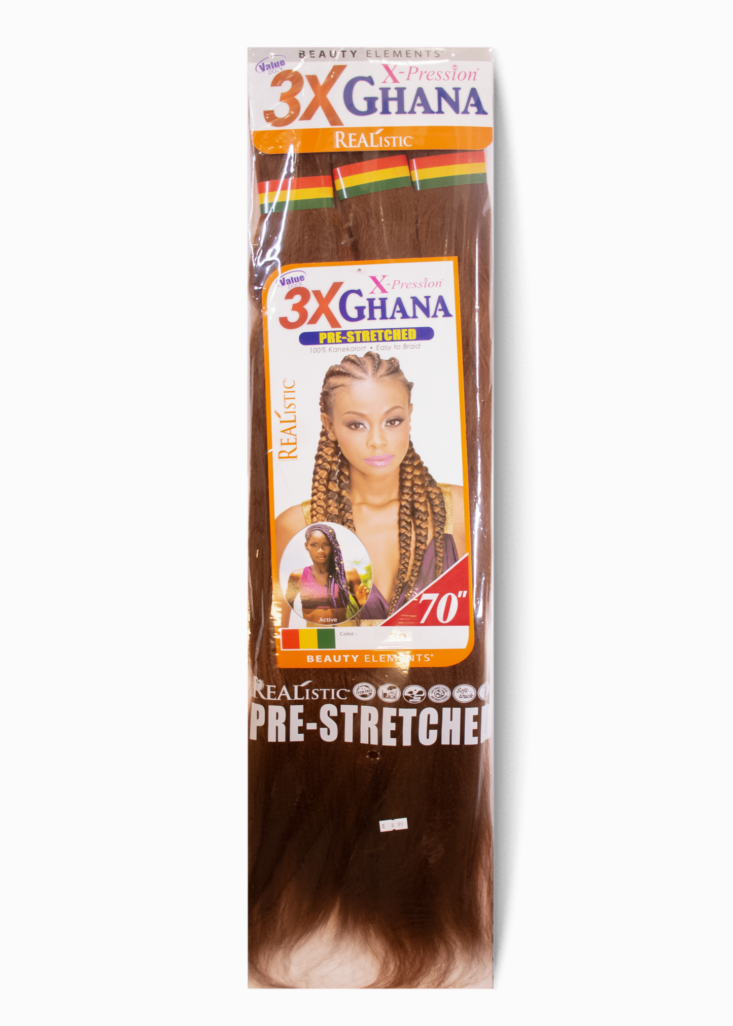 Mèches Ghana Pre-Stretched 3X – 70″ | X-Pression