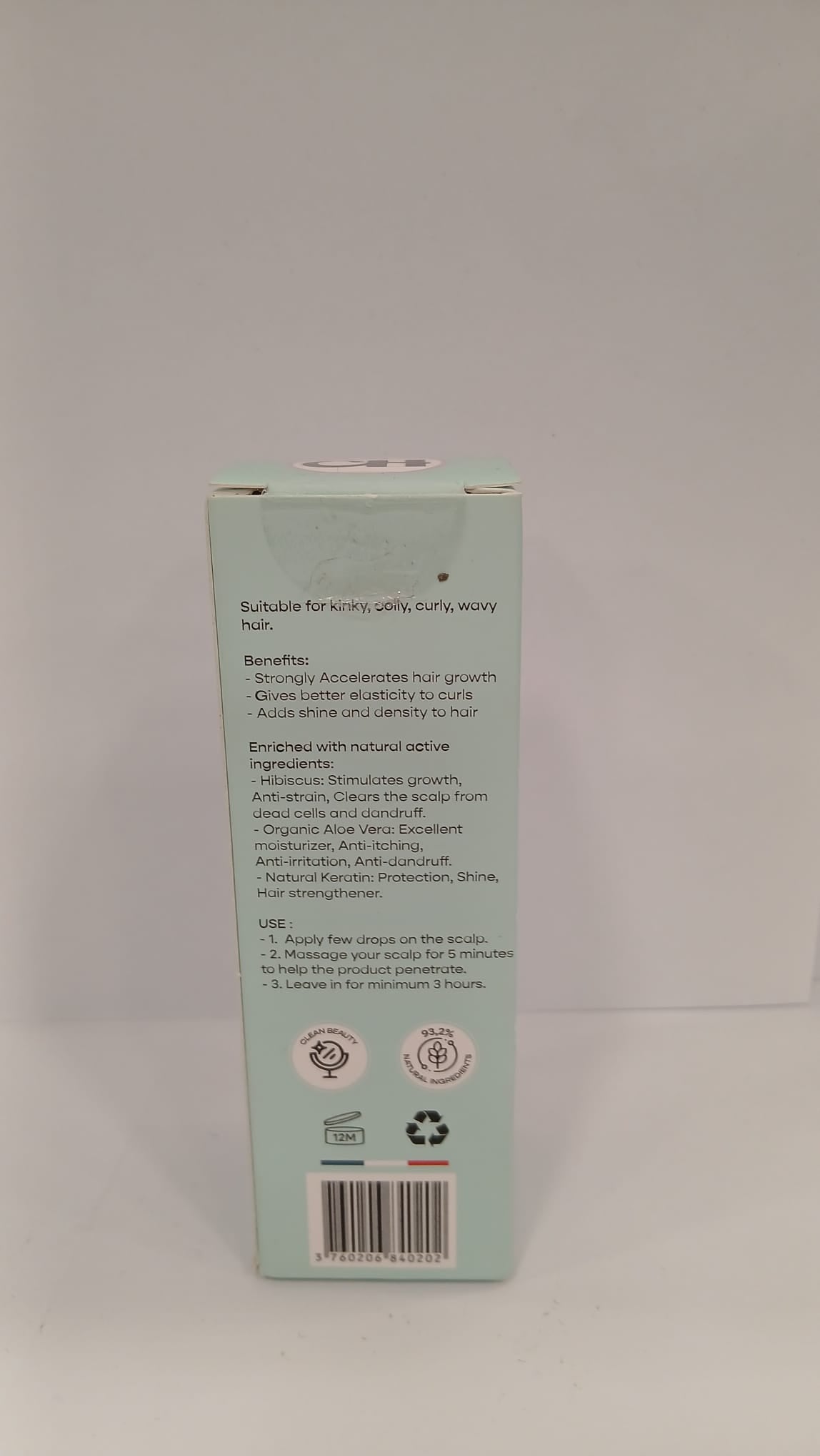 Soin Capillaire Fortifiant & Brillance – Cheveux Texturés