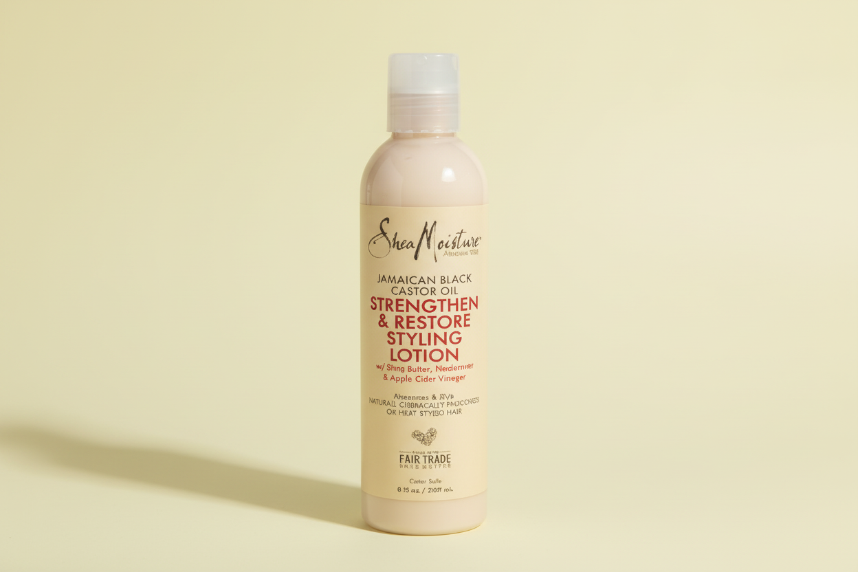 SheaMoisture Jamaican Black Castor Oil Strengthen & Restore Styling Lotion – Lotion Coiffante Fortifiante & Hydratante