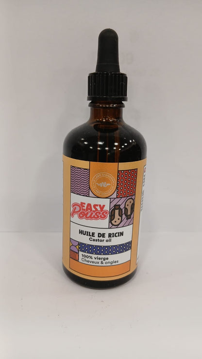 Huile de Ricin 100% Vierge – Easy Pouss