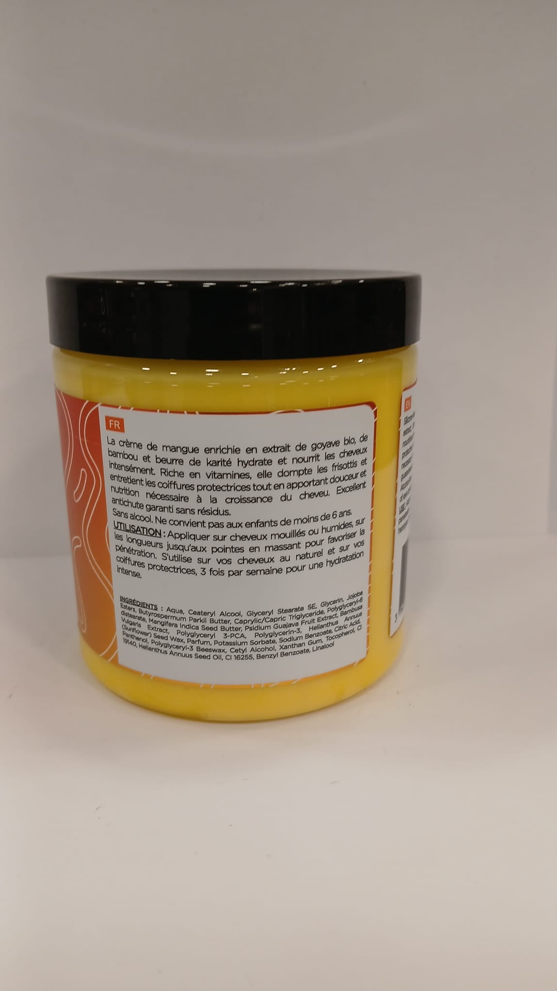 Crème Capillaire Nourrissante Mangue & Argan – Cheveux Texturés
