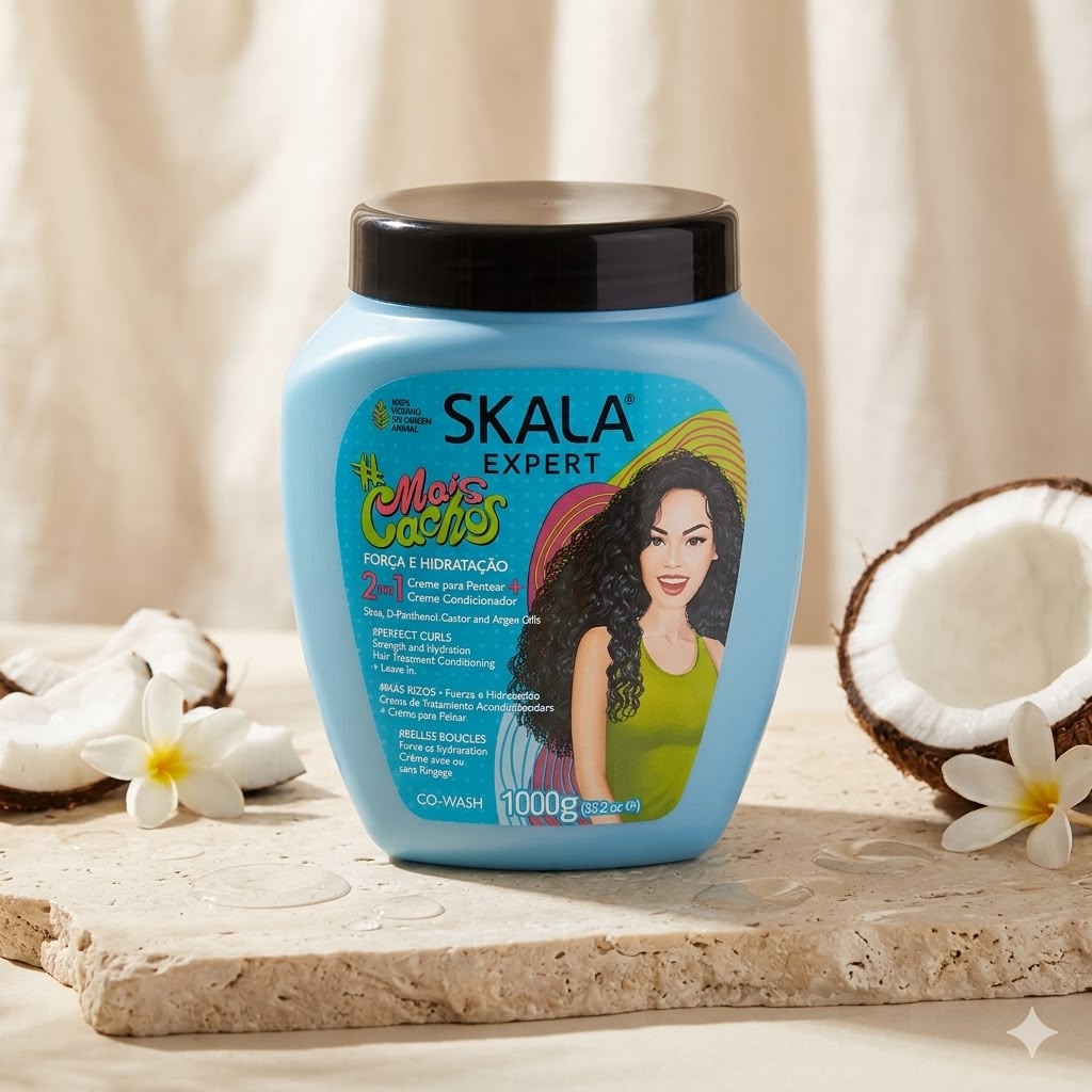 Skala Expert 🥥🌺 - Crème de Traitement 2-en-1 (1000g)