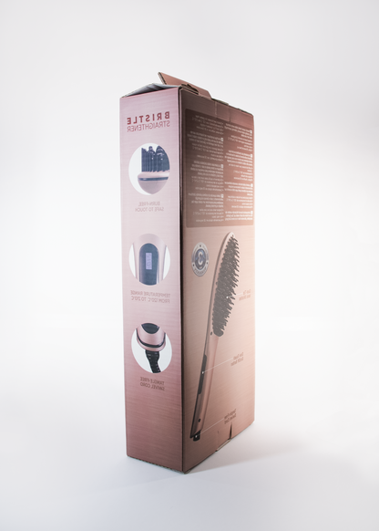 Brosse Lissante Chauffante KISS Bristle – Gold Edition