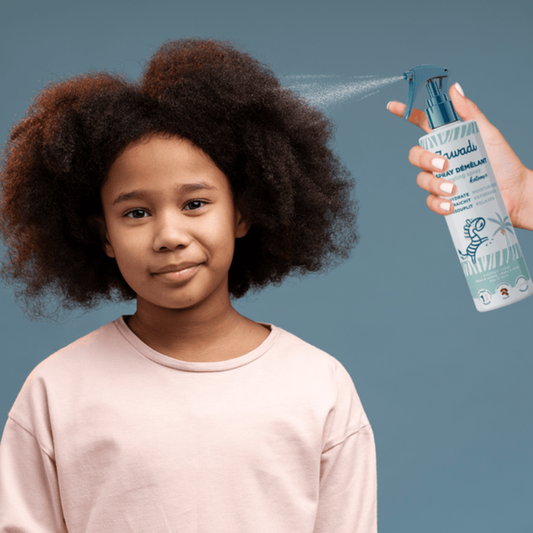Spray Démêlant Hydratant pour Enfants – Cheveux Texturés