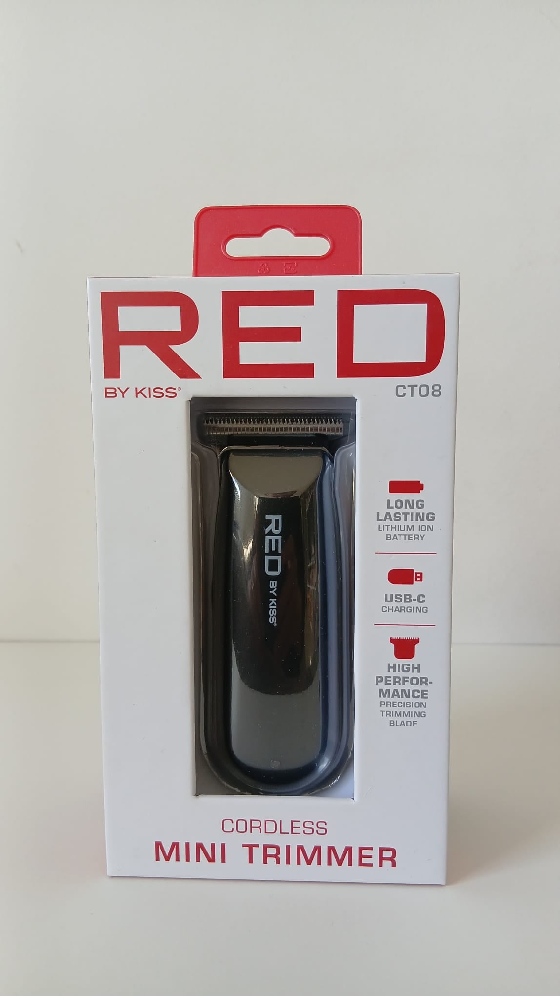 RED by KISS – Mini Tondeuse Sans Fil CT08