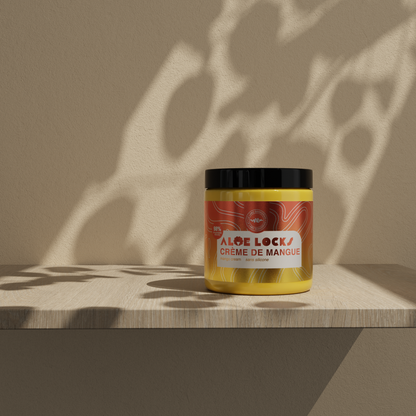 Crème capillaire Mangue Aloe Locks – Leave-in nourrissant & anti-frisottis