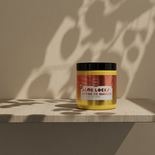 Crème capillaire Mangue Aloe Locks – Leave-in nourrissant & anti-frisottis